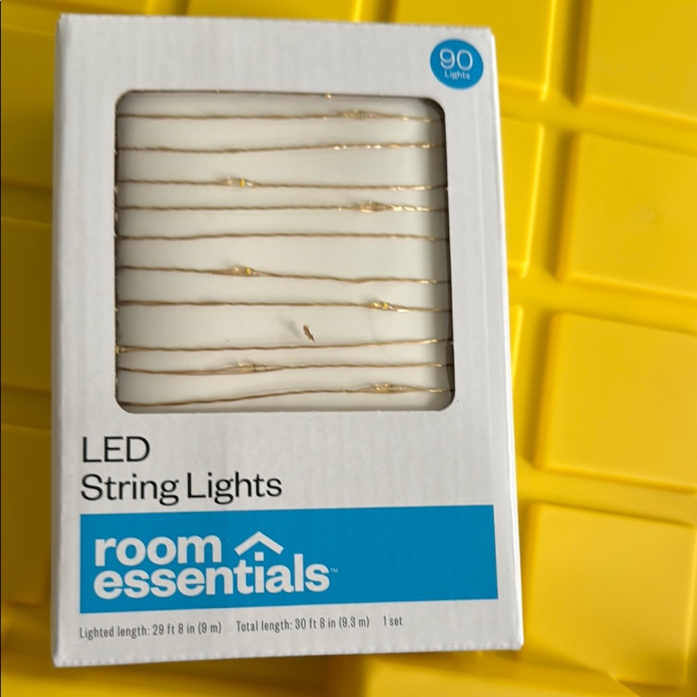 Room Essentials White Holiday String Lights